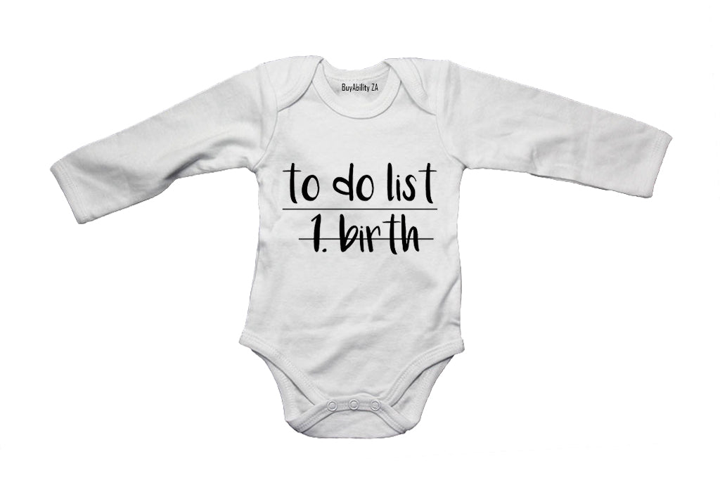 1. Birth - Baby Grow
