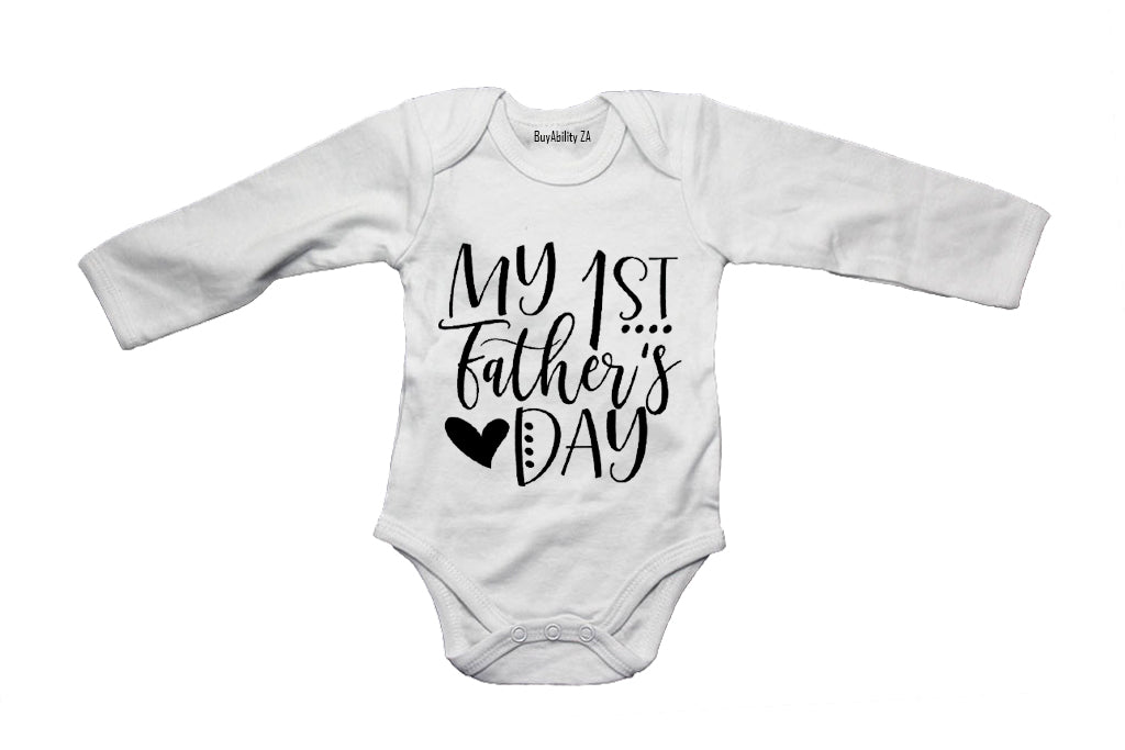 1st Father's Day - DOTS - Baby Grow
