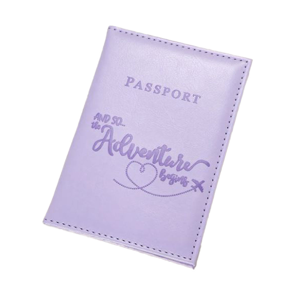 Purple Passport Cover