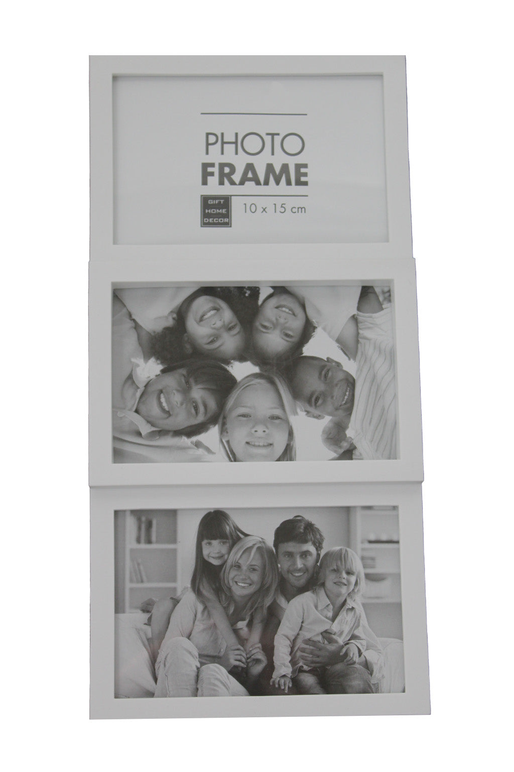 3D Design - 3 Photo White Frame