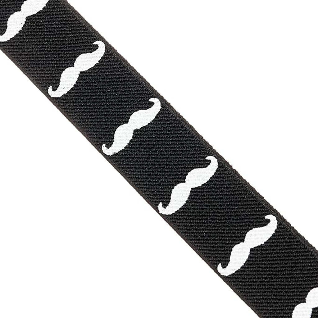 Mustache Pattern Suspenders