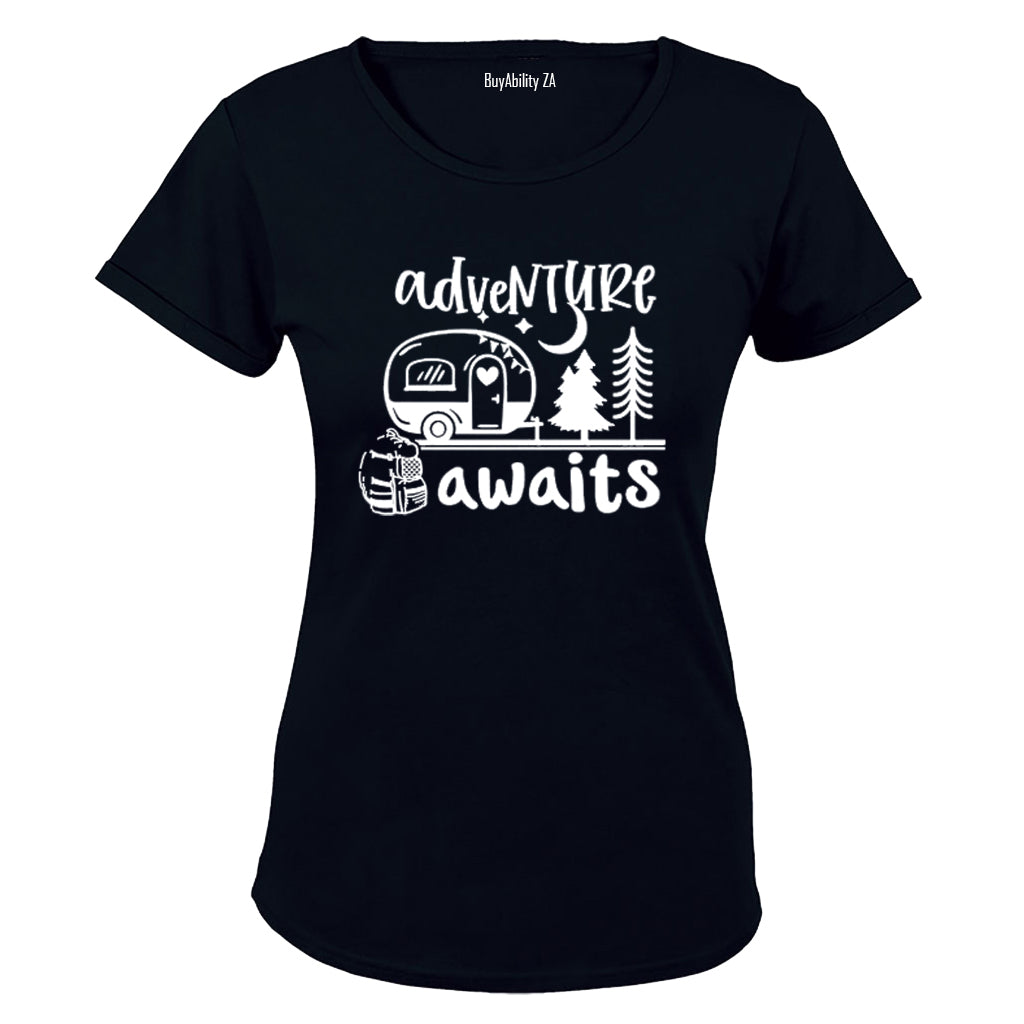 Adventure Awaits - Camp - Ladies - T-Shirt