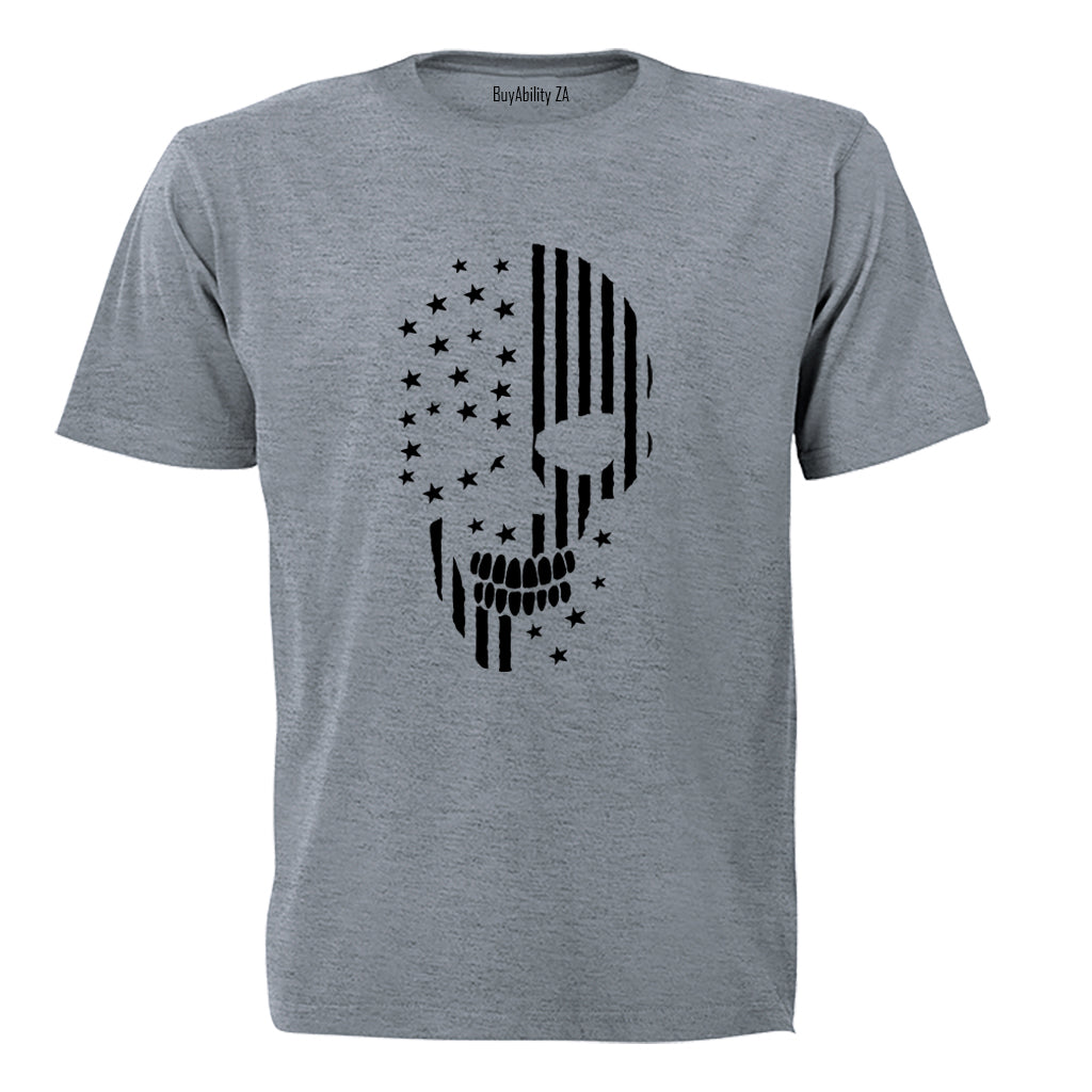American Skull - Adults - T-Shirt - BuyAbility