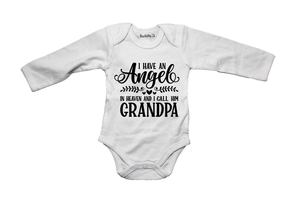 Angel - I Call Him GRANDPA - Baby Grow
