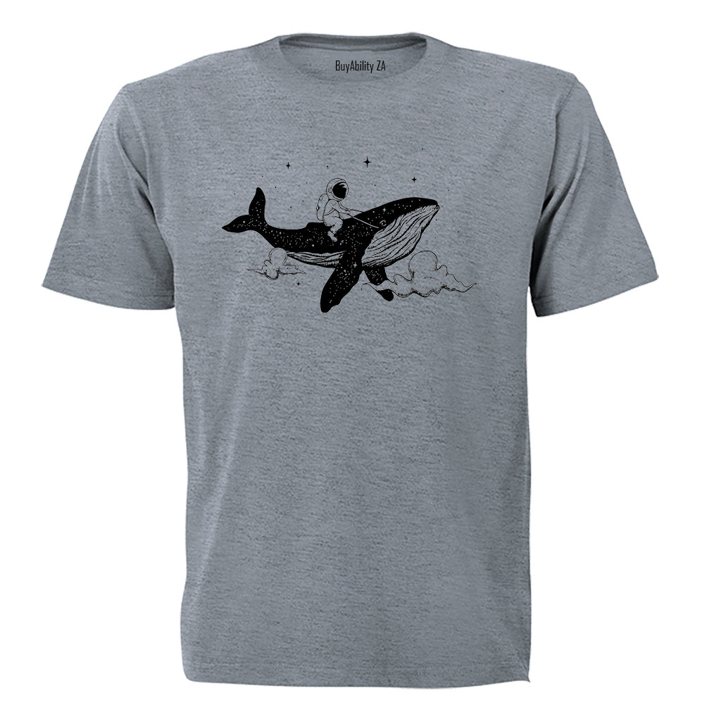 Astronaut Whale Fantasy - Kids T-Shirt - BuyAbility South Africa