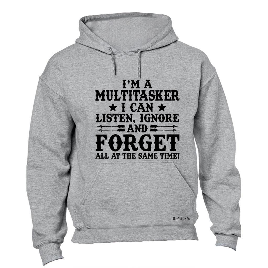 At The Same Time Multitasker - Hoodie - BuyAbility