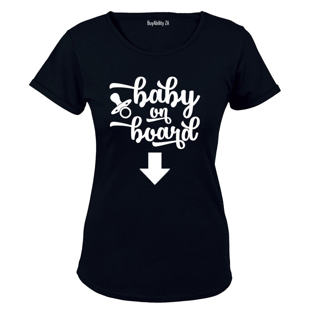 Baby on Board - Ladies - T-Shirt - BuyAbility