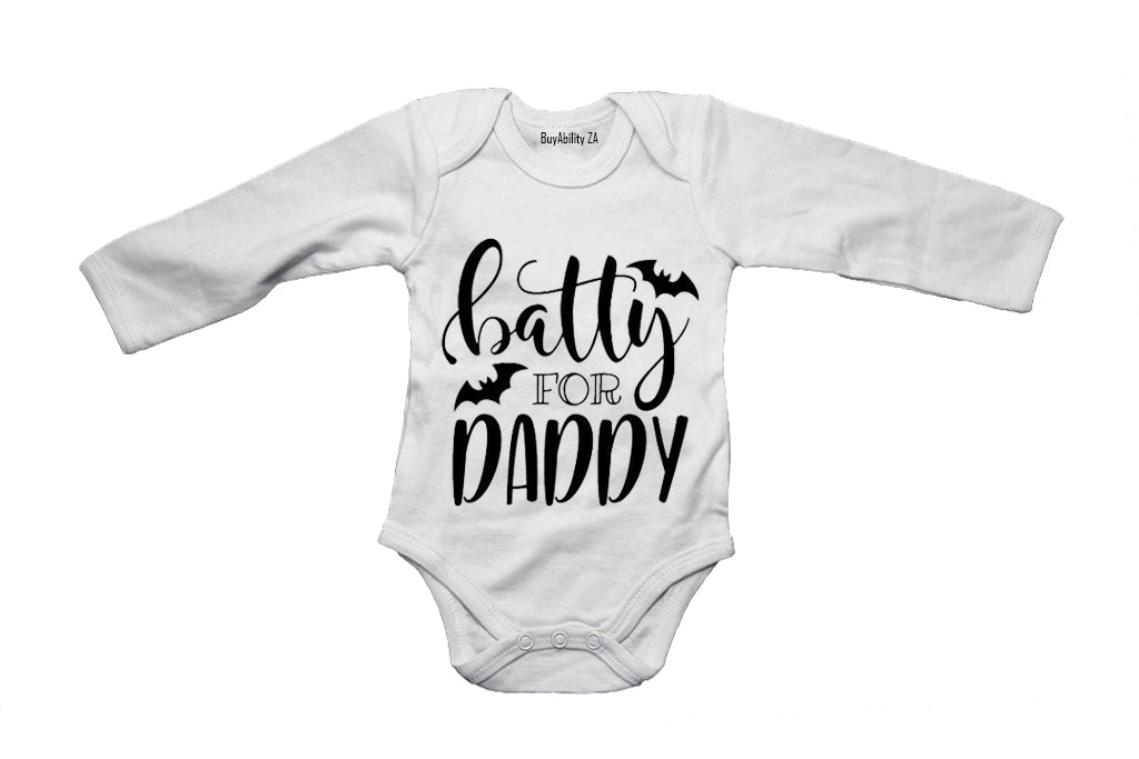 Batty for Daddy - Halloween - Baby Grow