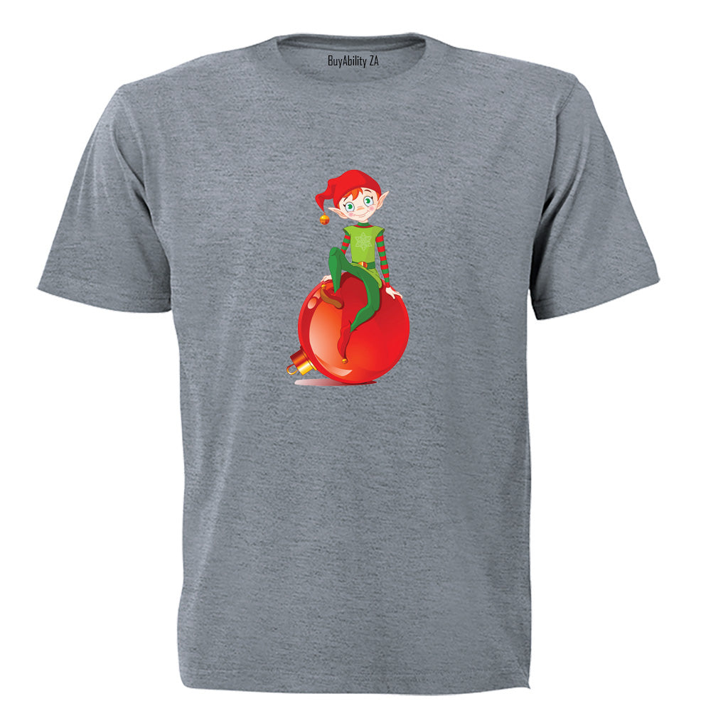 Bauble Christmas Elf - Kids T-Shirt