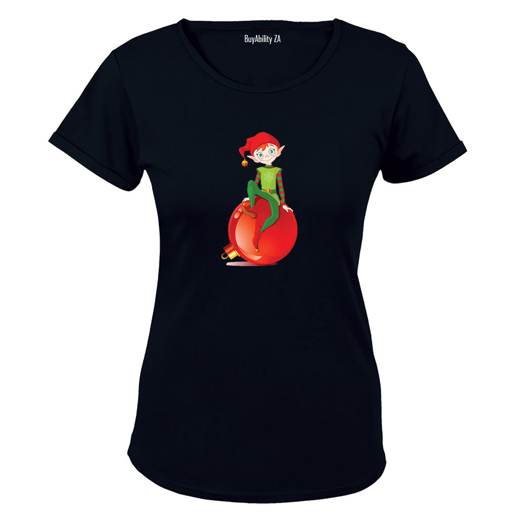 Bauble Christmas Elf - Ladies - T-Shirt