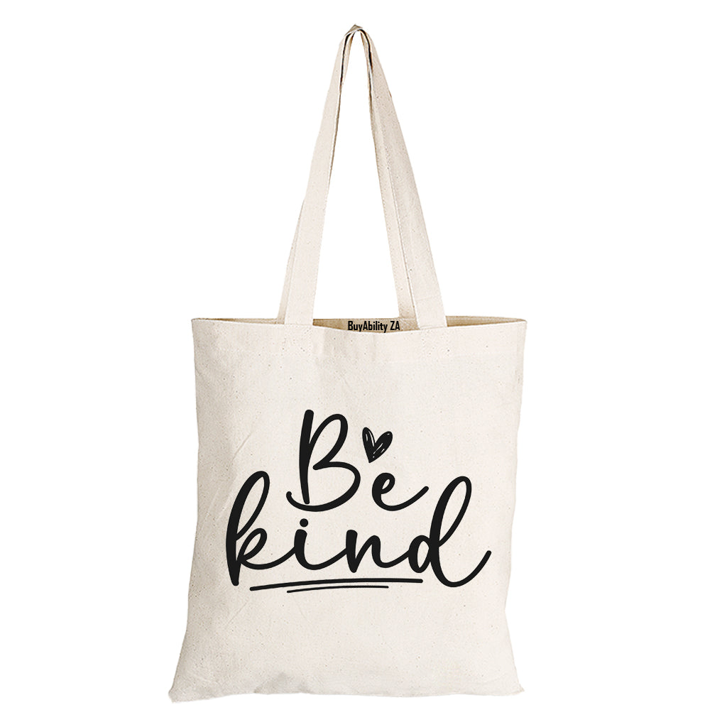 Be Kind - Eco-Cotton Natural Fibre Bag - BuyAbility South Africa