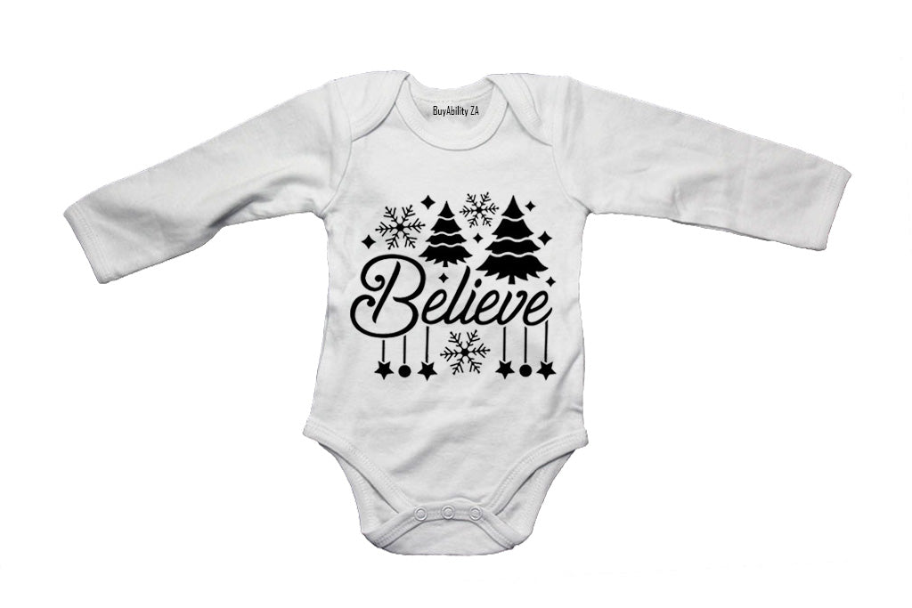 Believe - Christmas Decor - Baby Grow