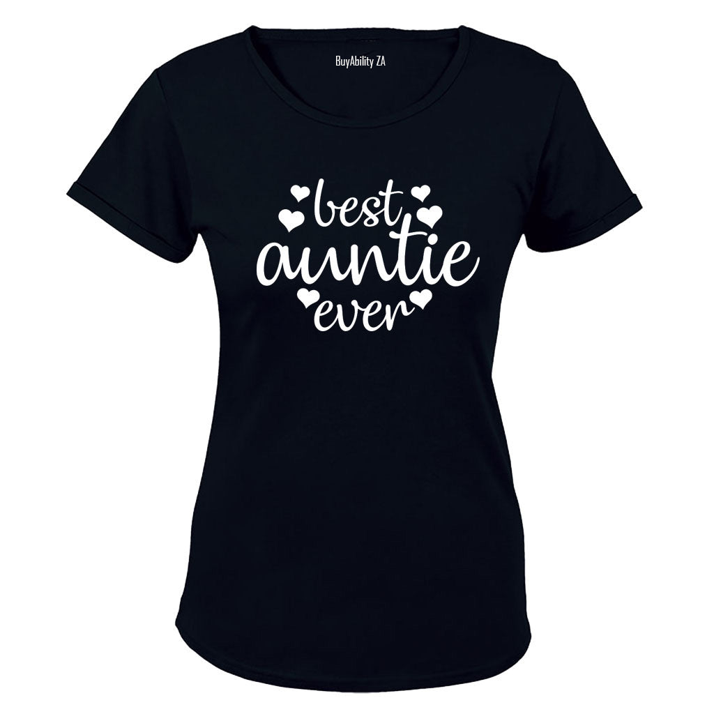 Best Auntie Ever - Hearts - Ladies - T-Shirt