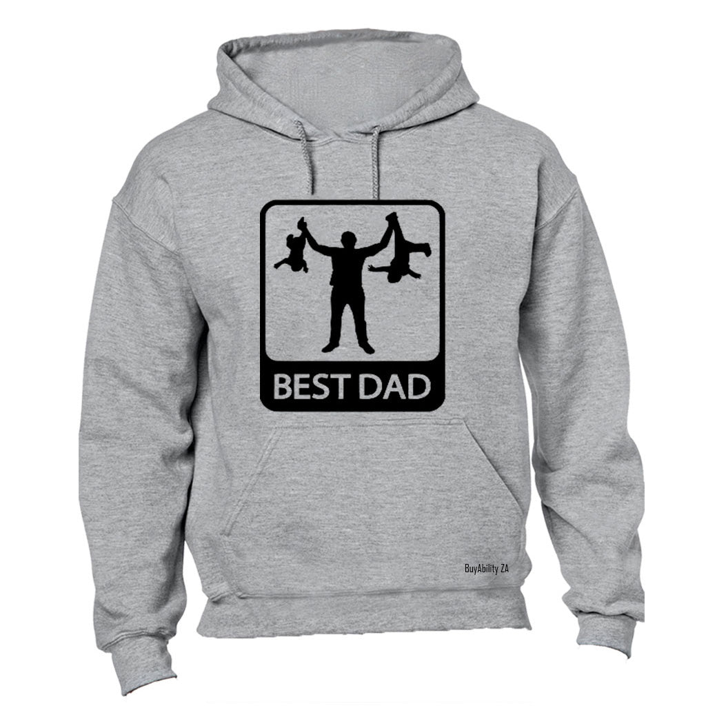 Best Dad with Kids - Hoodie