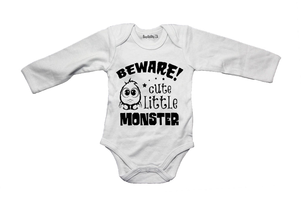 Beware - Cute Little Monster! - Baby Grow