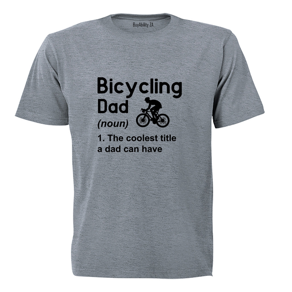 Bicycling Dad - Adults - T-Shirt