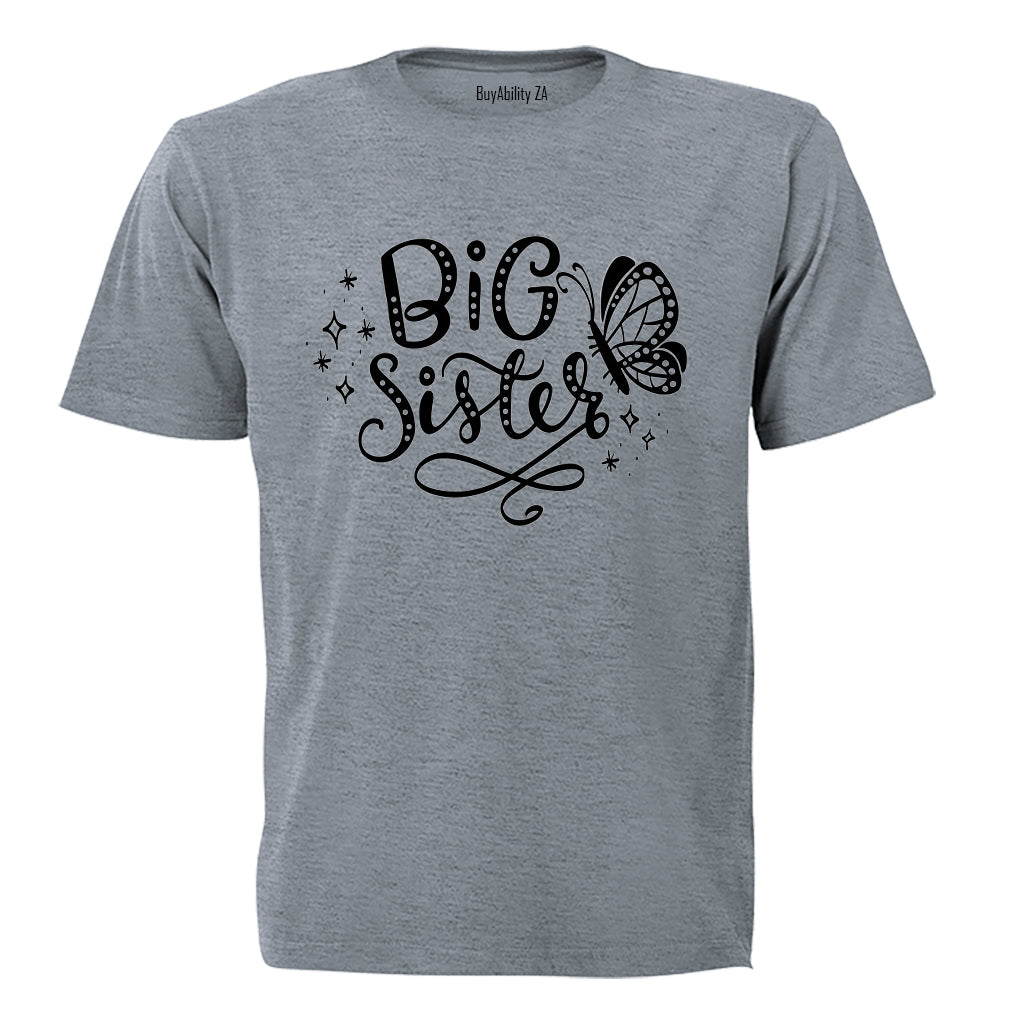 Big Sister - Butterfly - Kids T-Shirt - BuyAbility South Africa