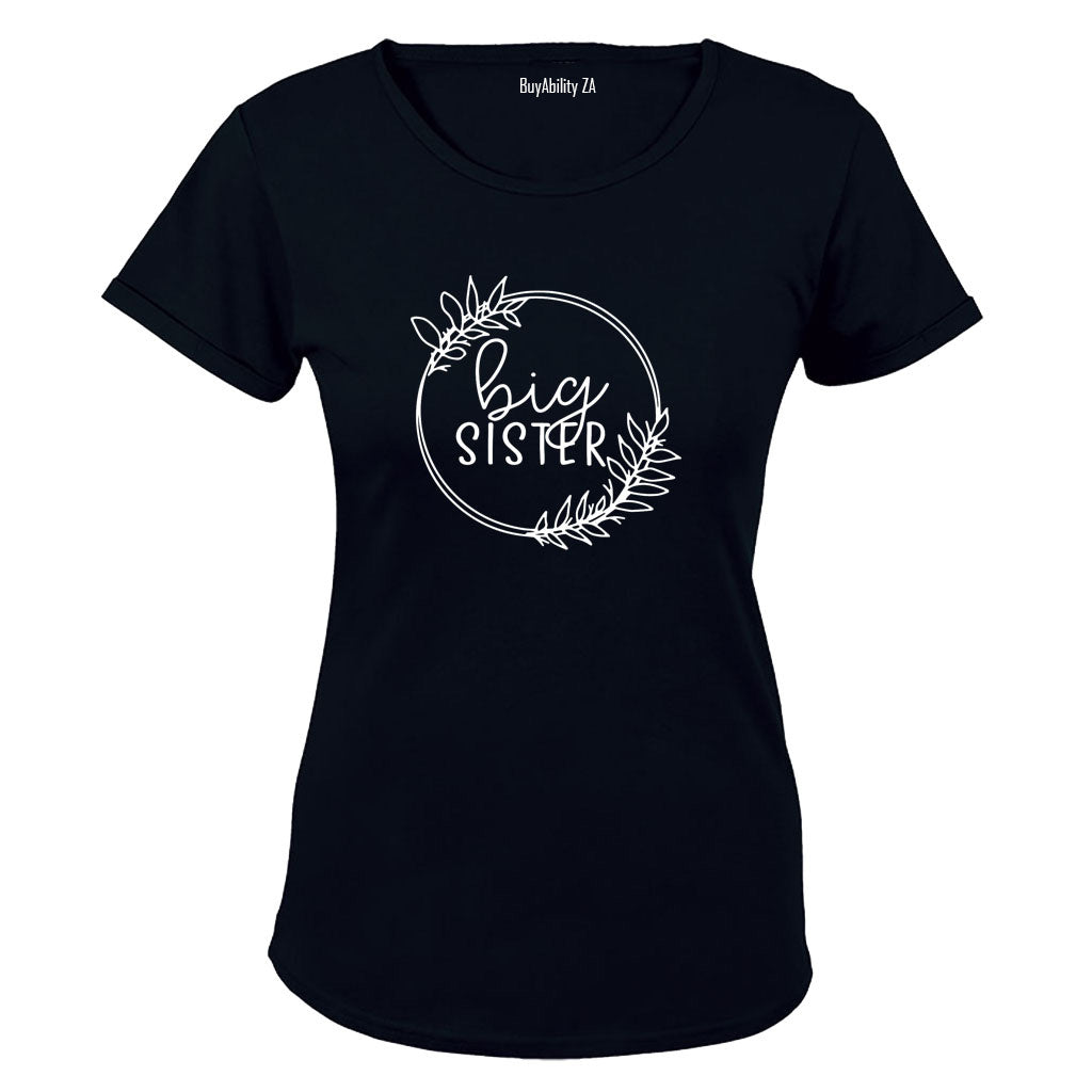 Big Sister - Circular Wreath - Ladies - T-Shirt