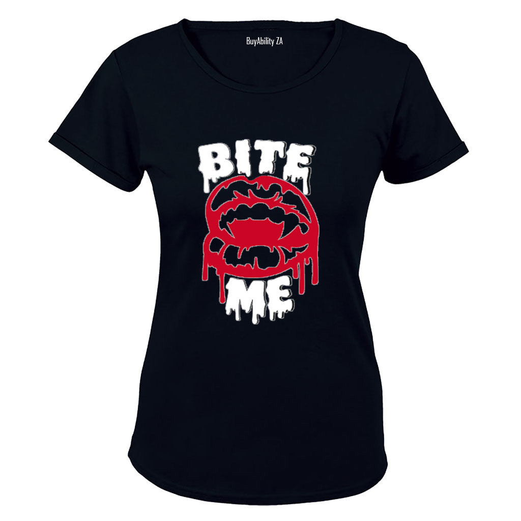 Bite Me - Halloween Inspired - Ladies - T-Shirt
