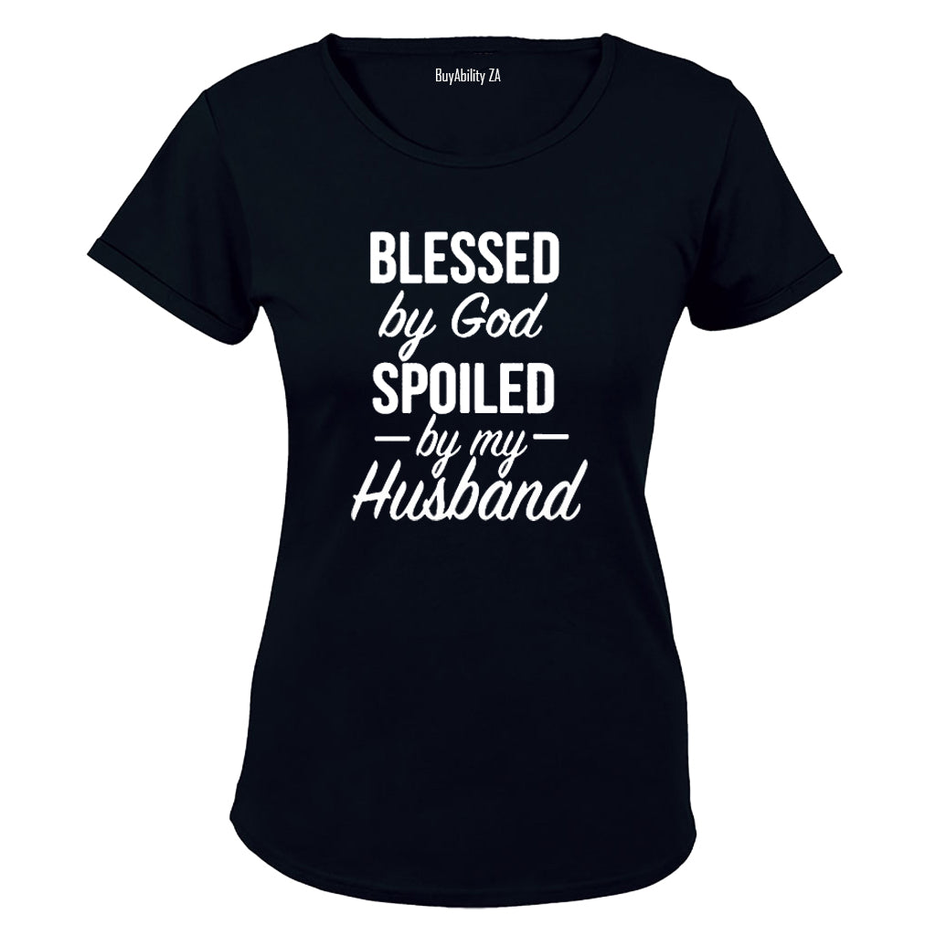 Blessed by God, Spoiled by my Husband! - Ladies - T-Shirt