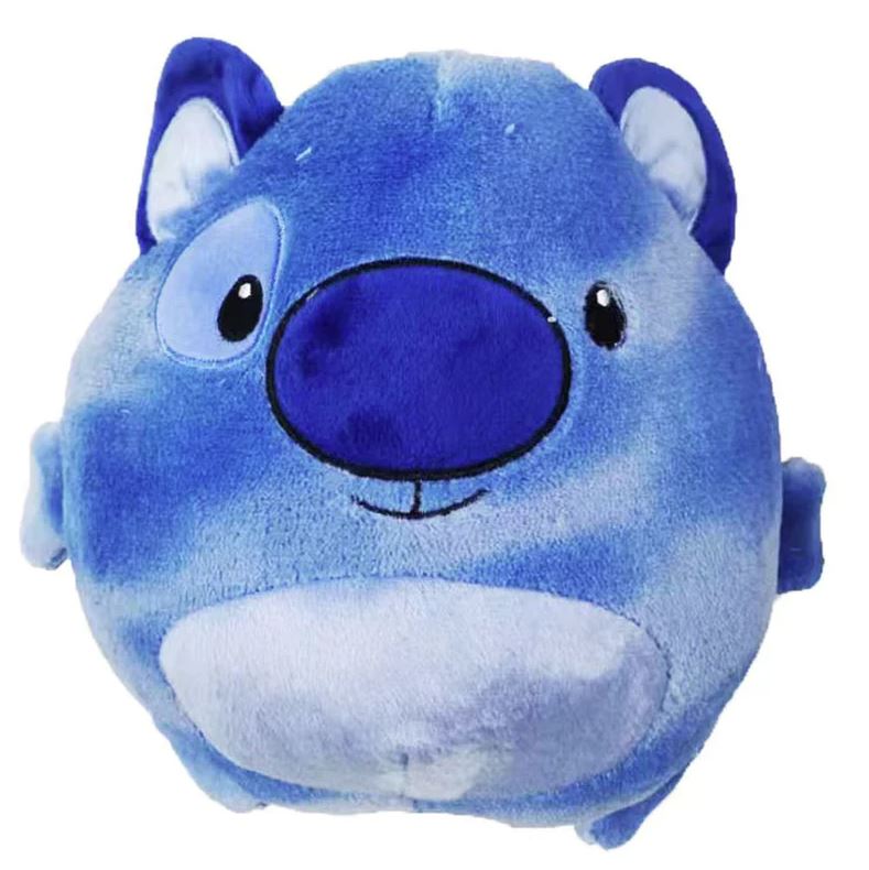 Blue Pup - Novelty Fold Up Pillow Fleece Kids Hoodie