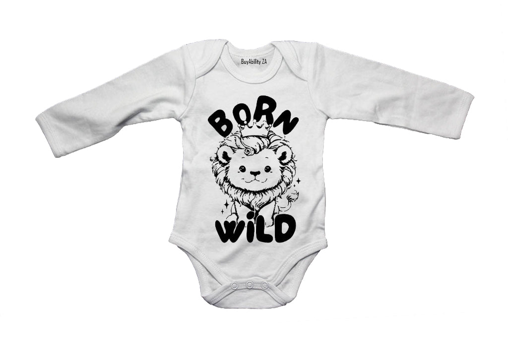 Born To Be Wild - Lion - Baby Grow - BuyAbility South Africa