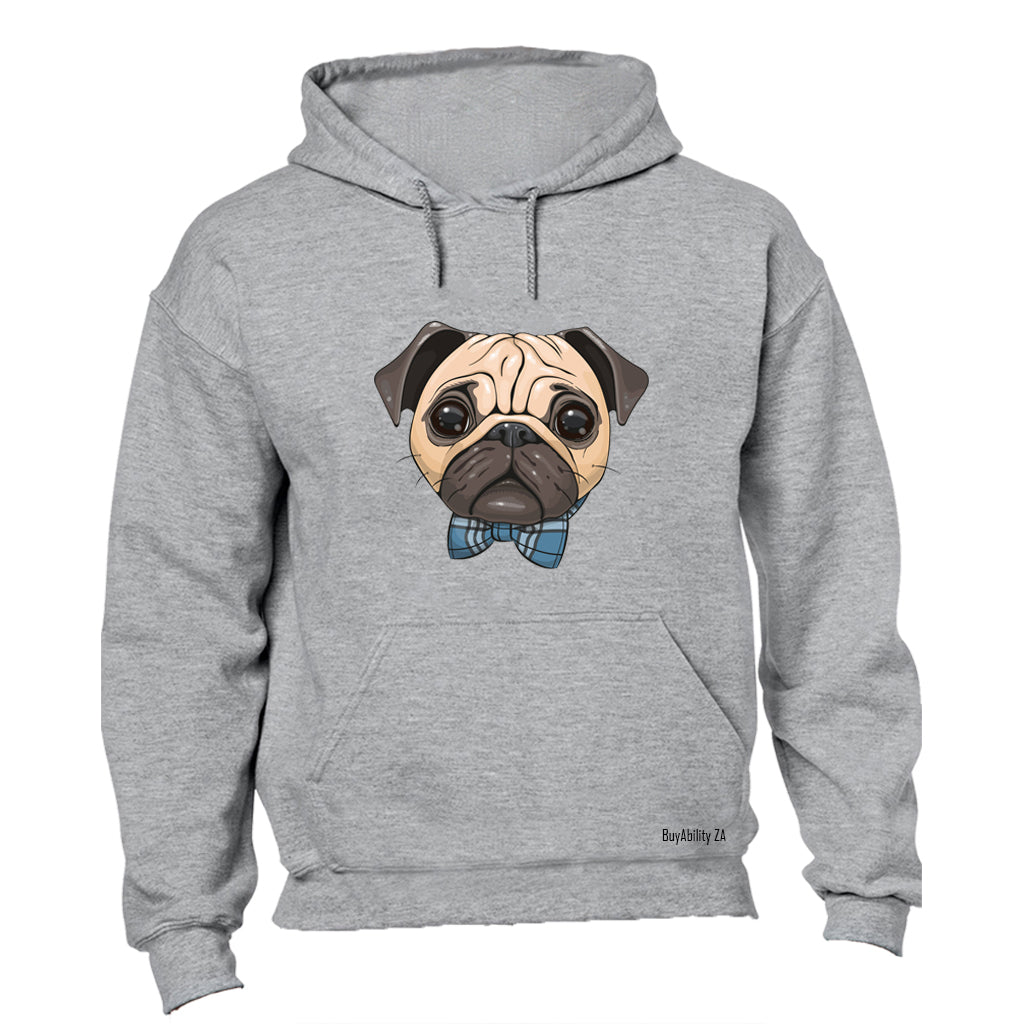 Bowtie Pug - Hoodie - BuyAbility