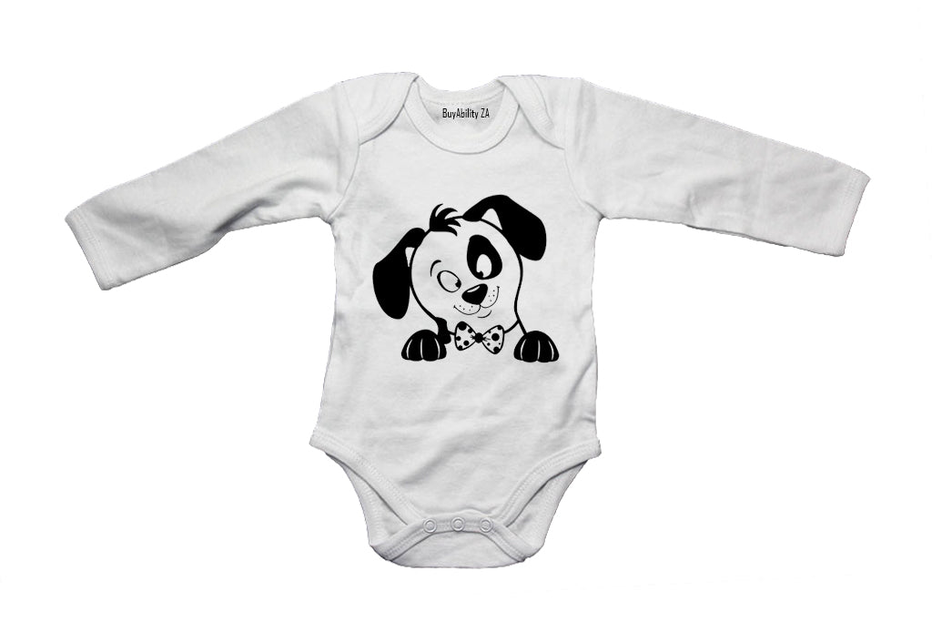 Bow Tie Pup - Baby Grow