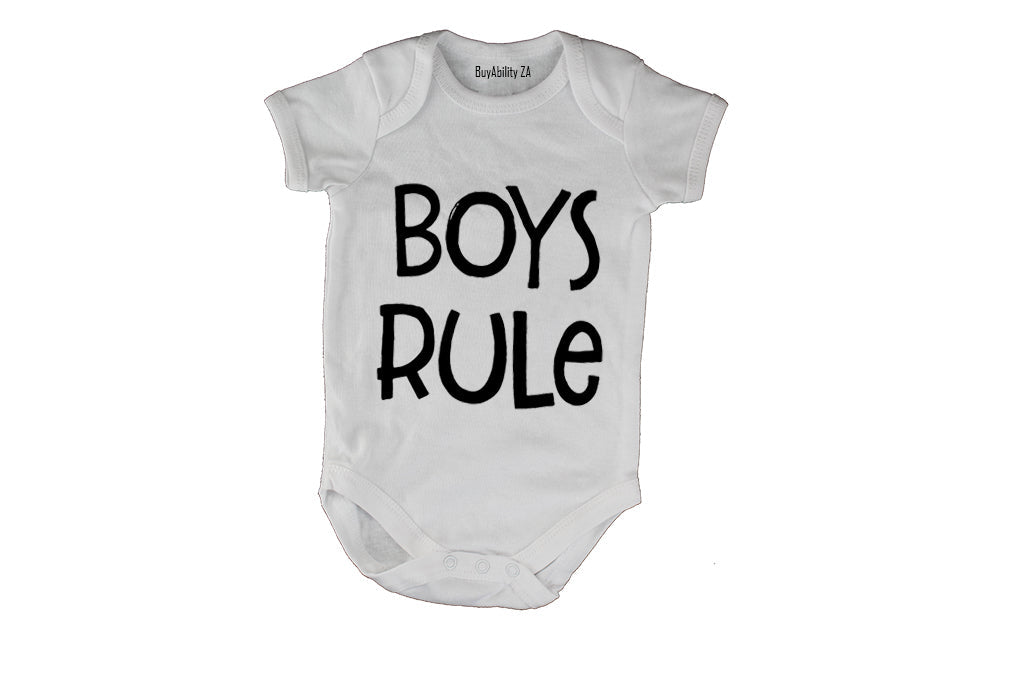 Boys Rule - Baby Grow