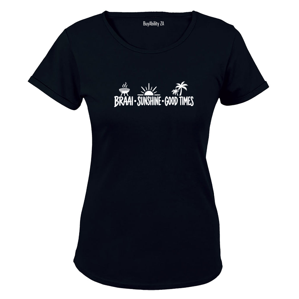 Braai. Sunshine - Ladies - T-Shirt - BuyAbility South Africa