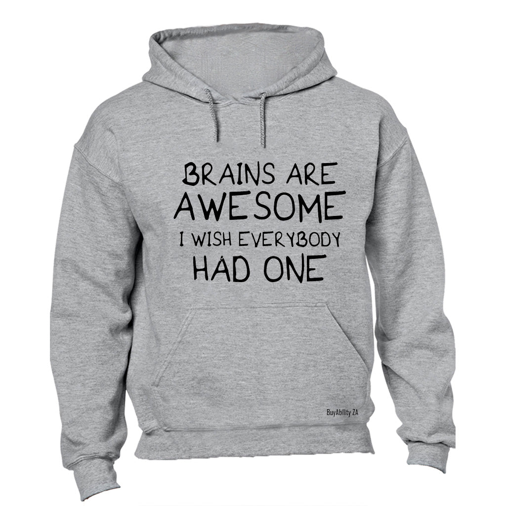 Brains Are Awesome - Hoodie - BuyAbility South Africa
