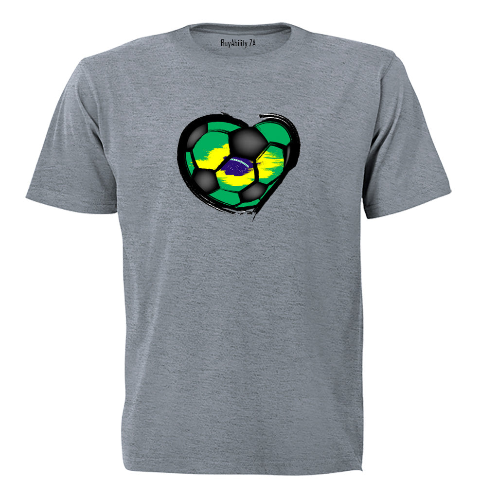 Brazil - Soccer Inspired - Adults - T-Shirt