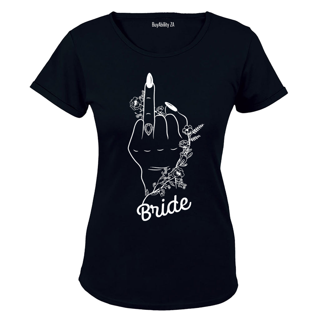 Bride - Floral Hand - Ladies - T-Shirt