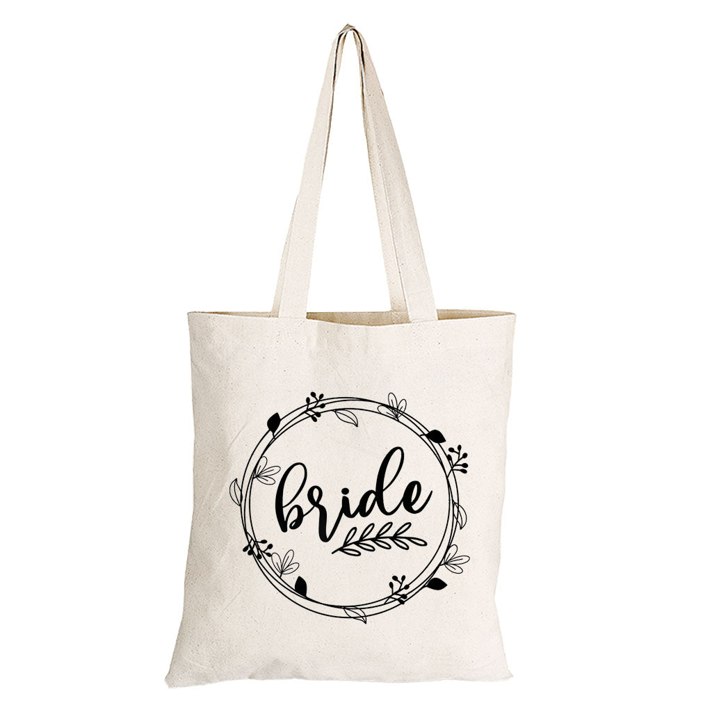 Bride - Wreath - Eco-Cotton Natural Fibre Bag