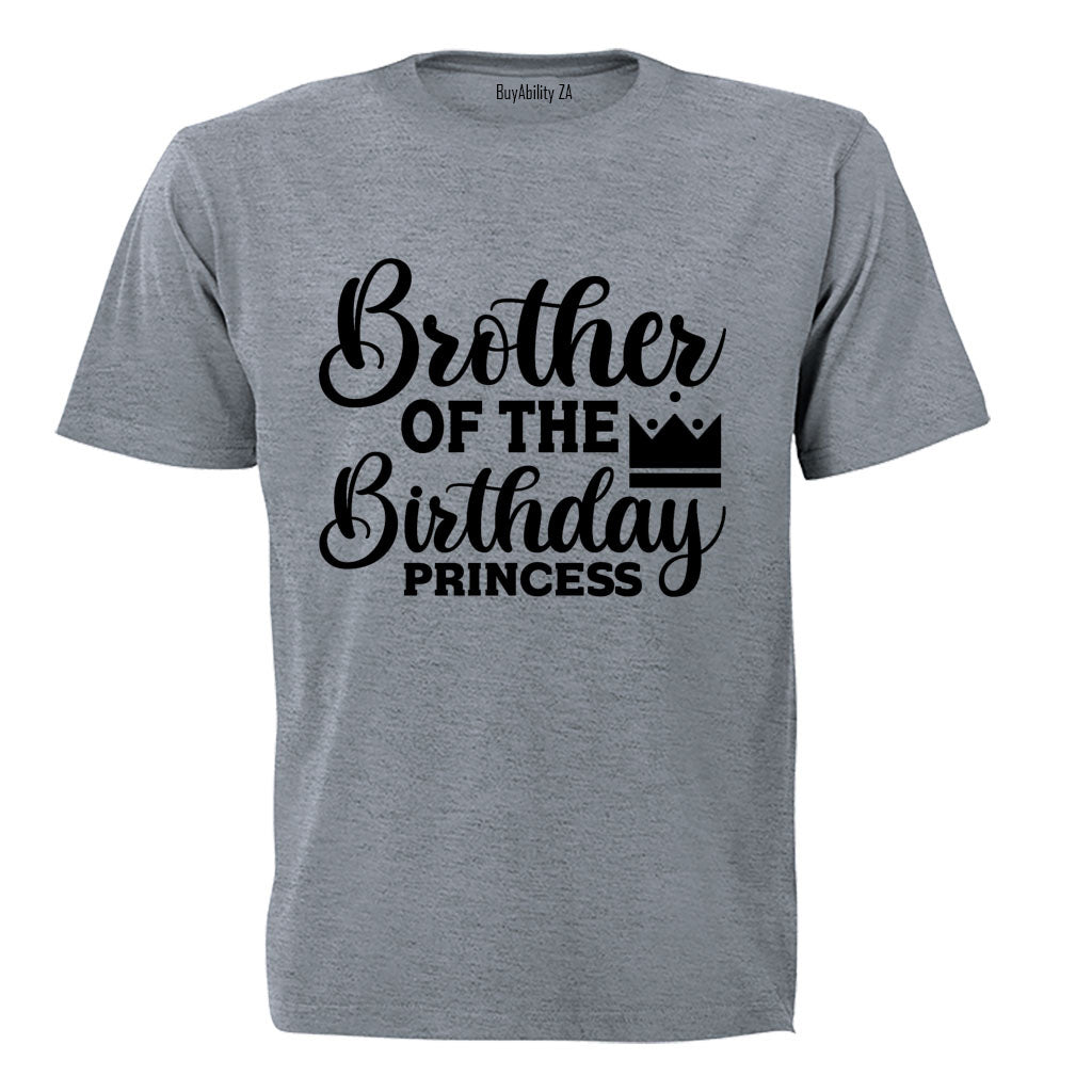 Brother of the Birthday Princess - Adults - T-Shirt