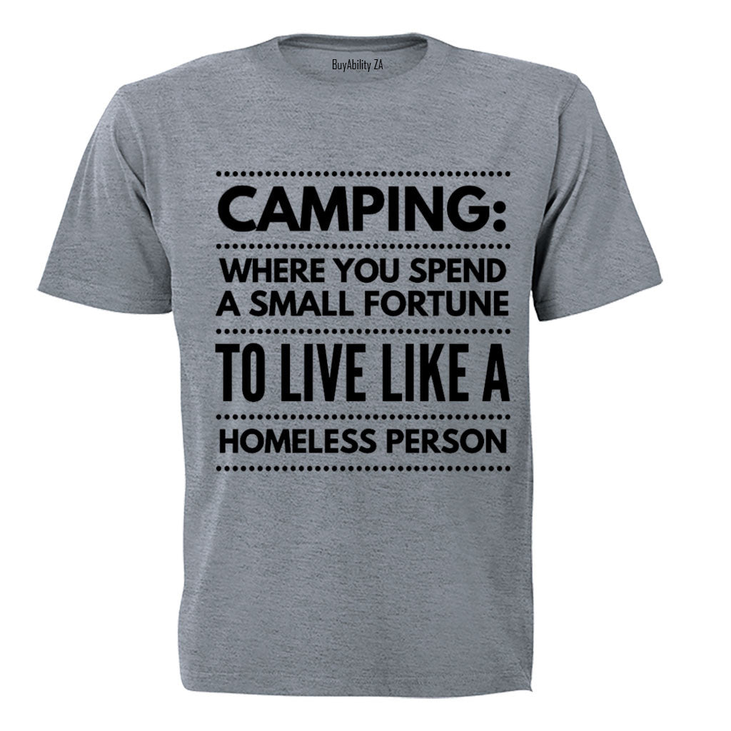 Camping - Small Fortune - Adults - T-Shirt
