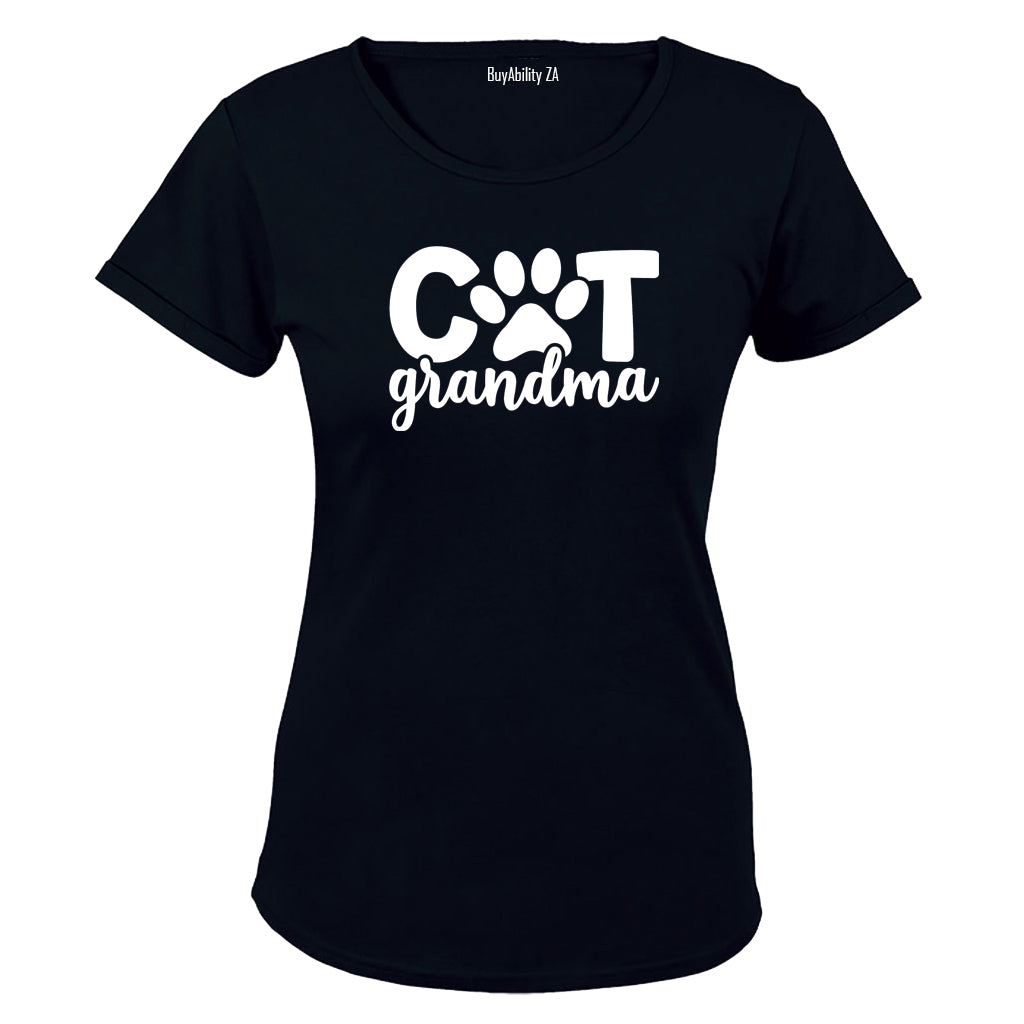 Cat Grandma - Ladies - T-Shirt