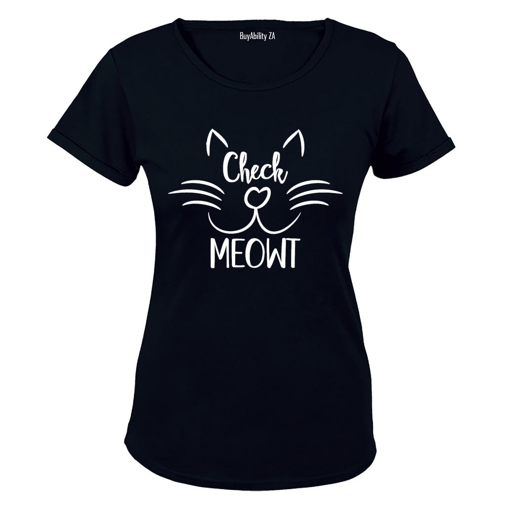 Check Meowt - Ladies - T-Shirt