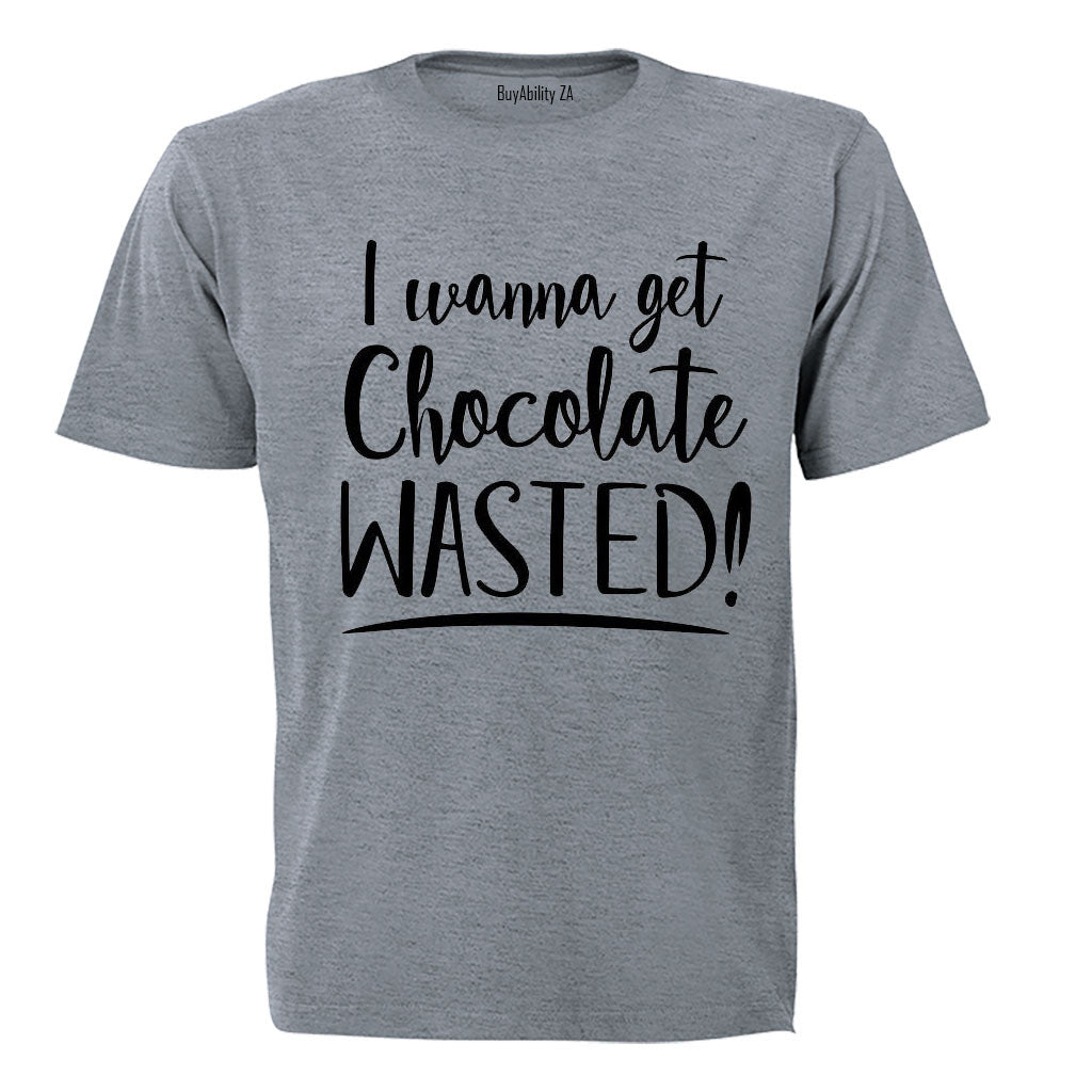 Chocolate Wasted - Easter - Adults - T-Shirt - BuyAbility