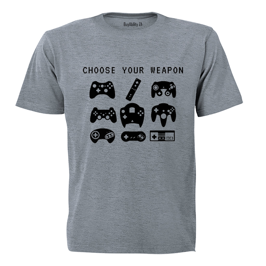 Choose Your Gaming Weapon - Kids T-Shirt - BuyAbility South Africa