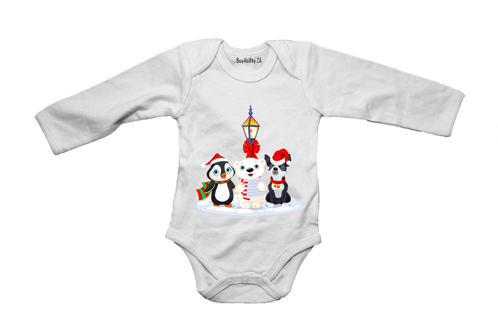 Christmas Carol Friends - Baby Grow