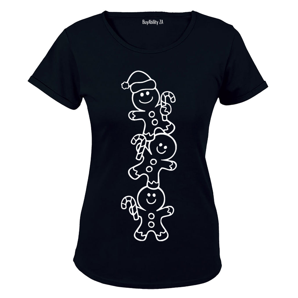 Christmas Cookie Tower - Ladies - T-Shirt
