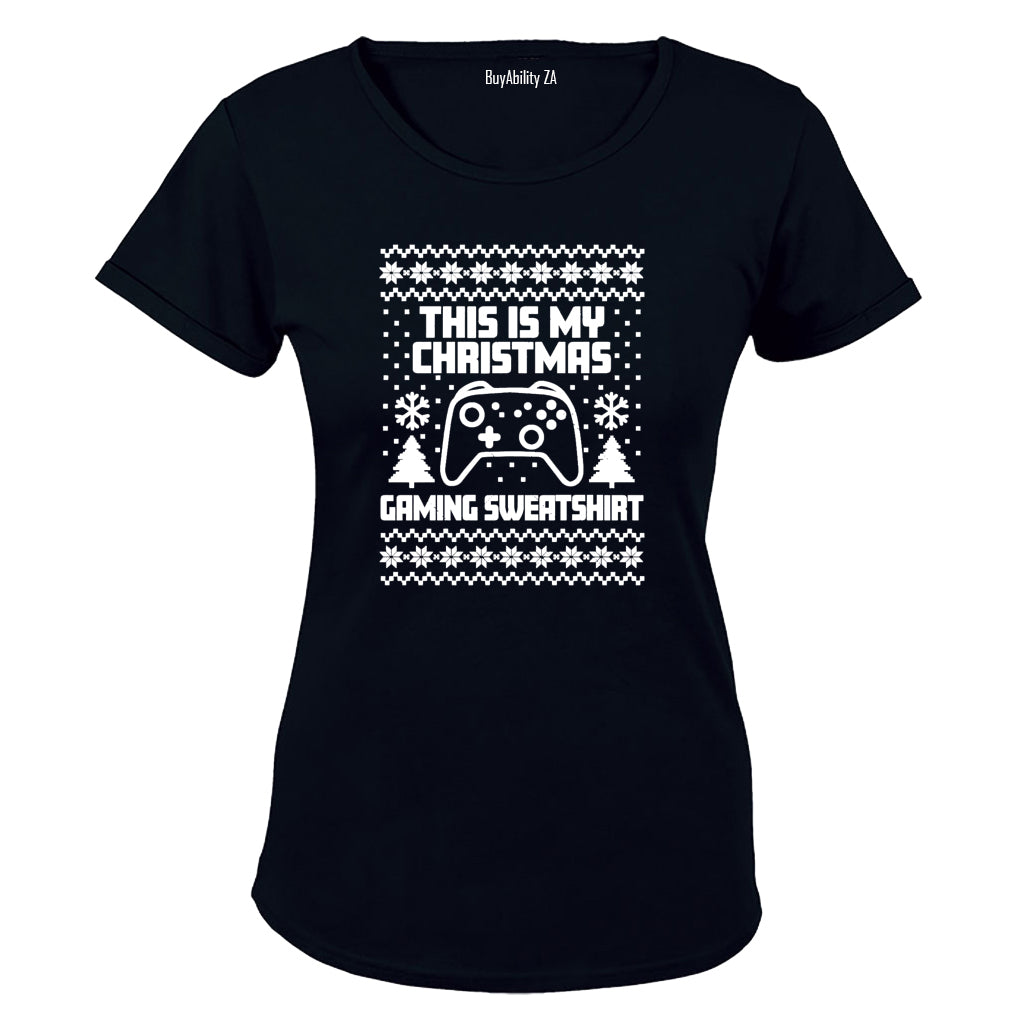 Christmas Gaming Sweatshirt - Ladies - T-Shirt