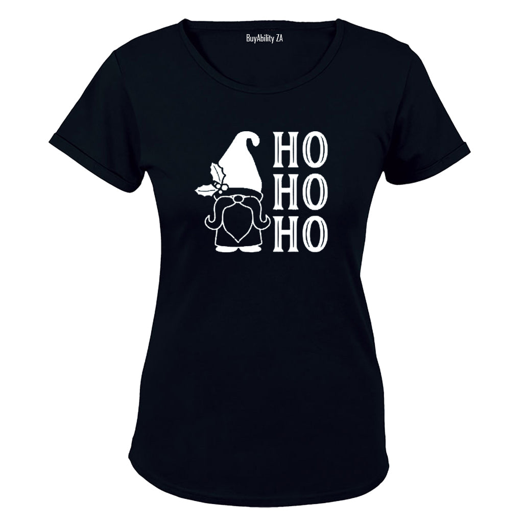 Christmas Gnome - Ho Ho - Ladies - T-Shirt