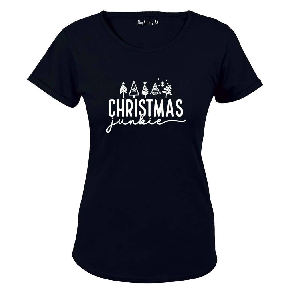 Christmas Junkie - Ladies - T-Shirt