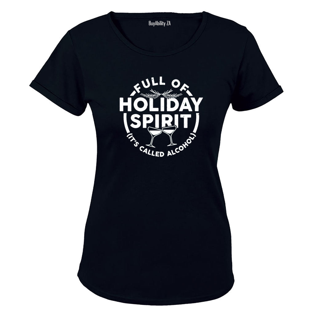 Christmas Spirit - Alcohol - Ladies - T-Shirt