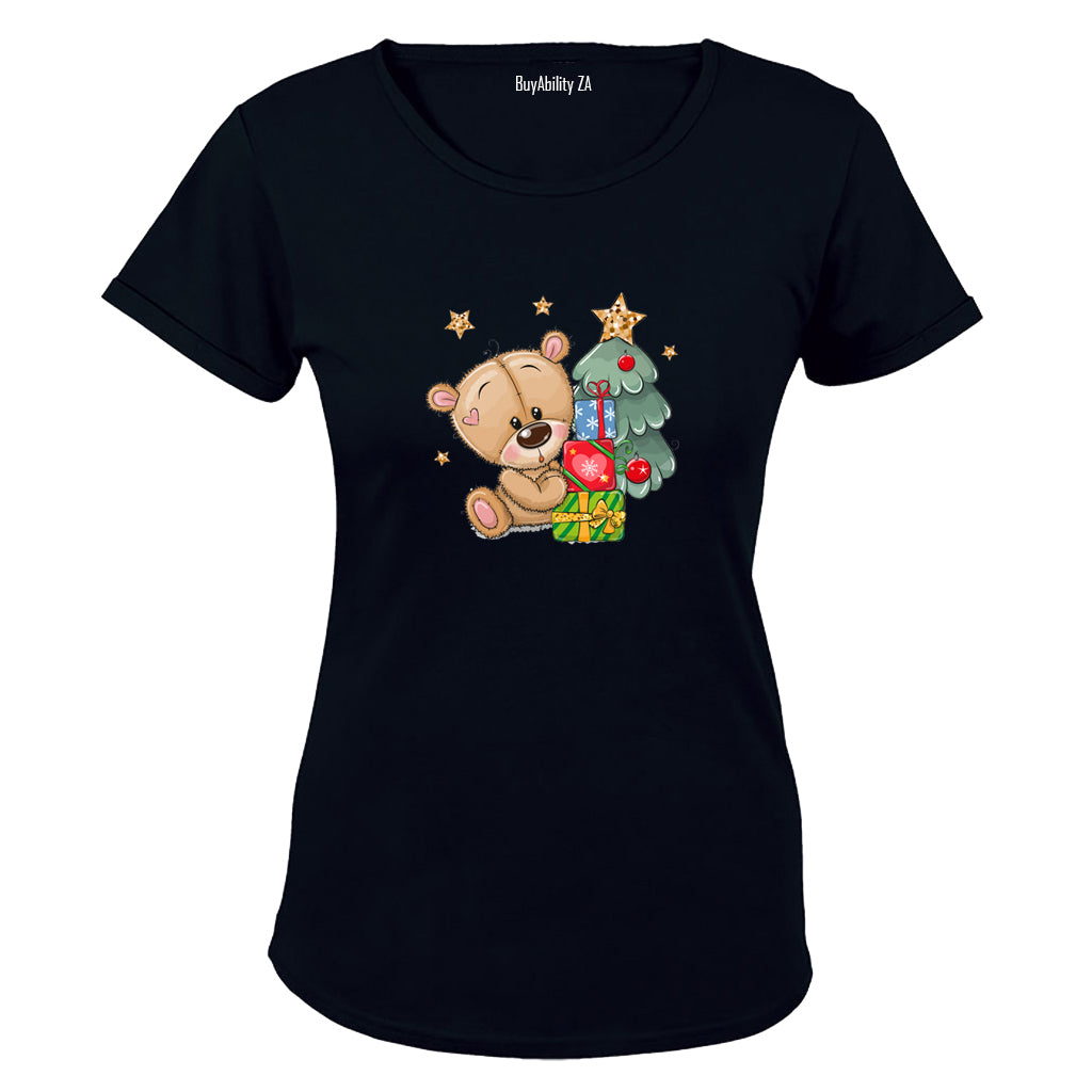 Christmas Teddy - Ladies - T-Shirt