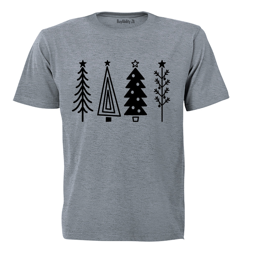 Christmas Trees - Adults - T-Shirt - BuyAbility