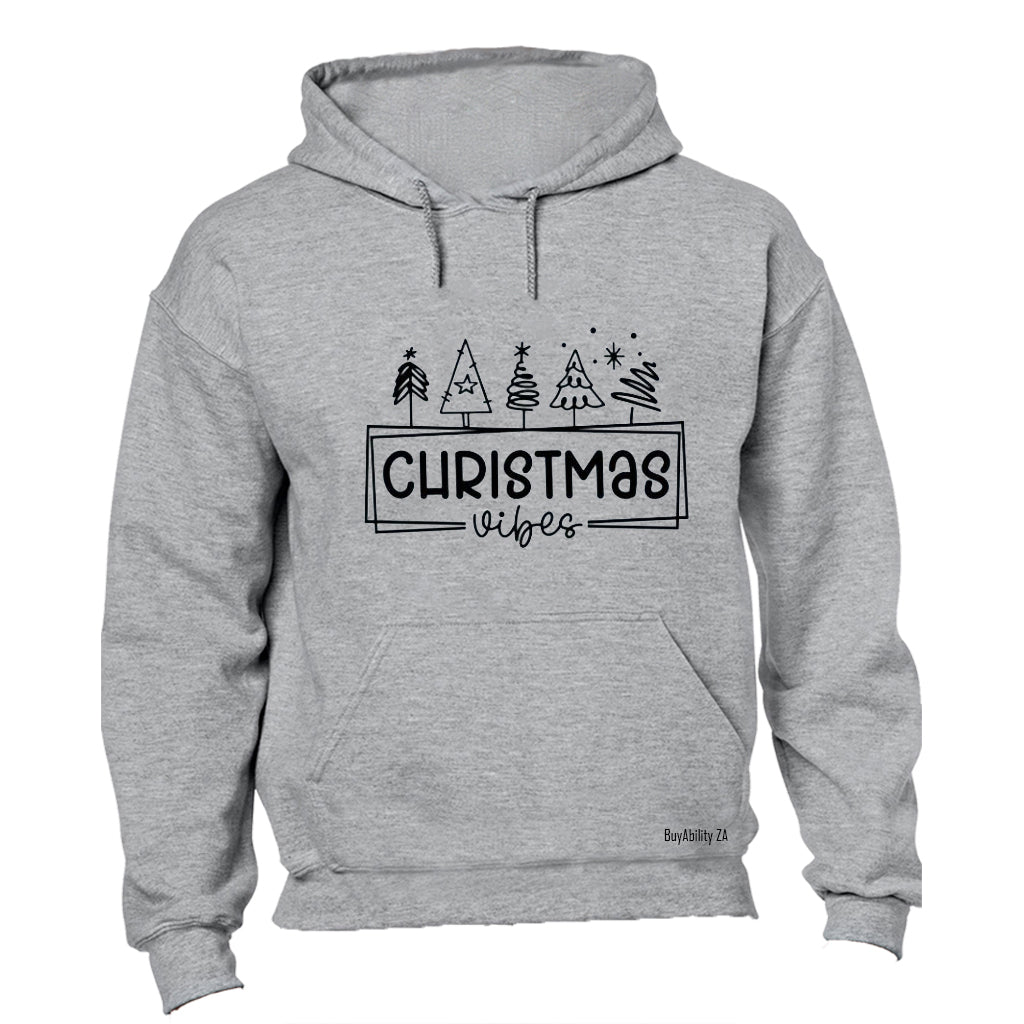 Christmas Vibes - Rectangular - Hoodie - BuyAbility