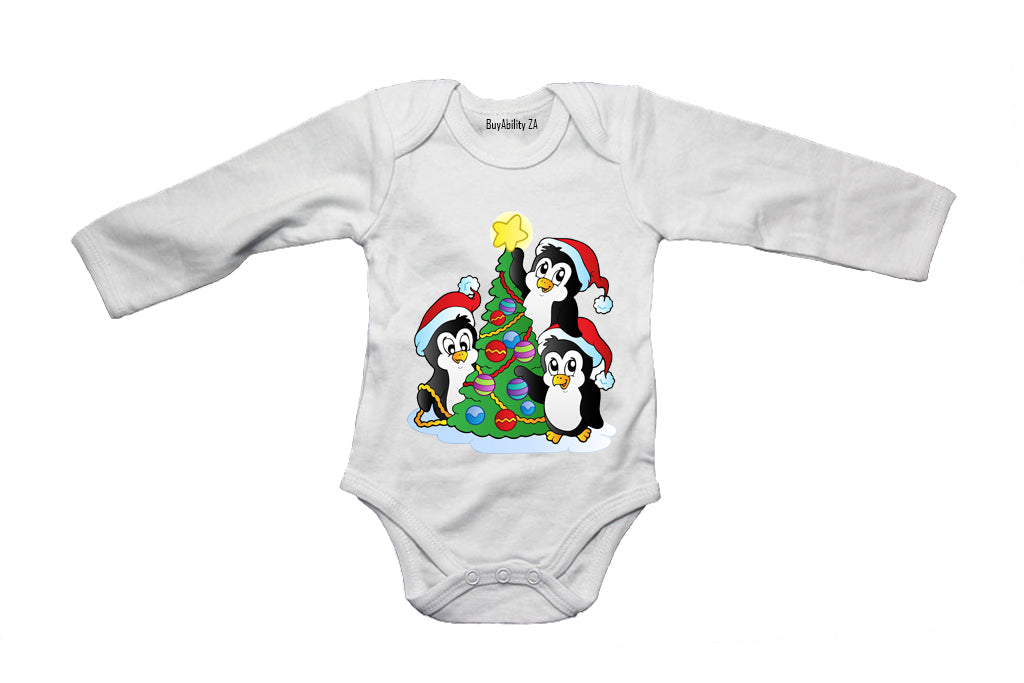 Christmas Penguins - Baby Grow